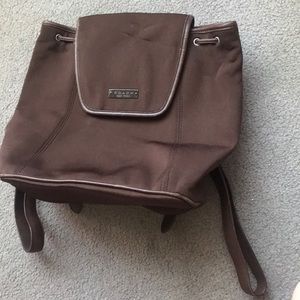Brown couch backpack